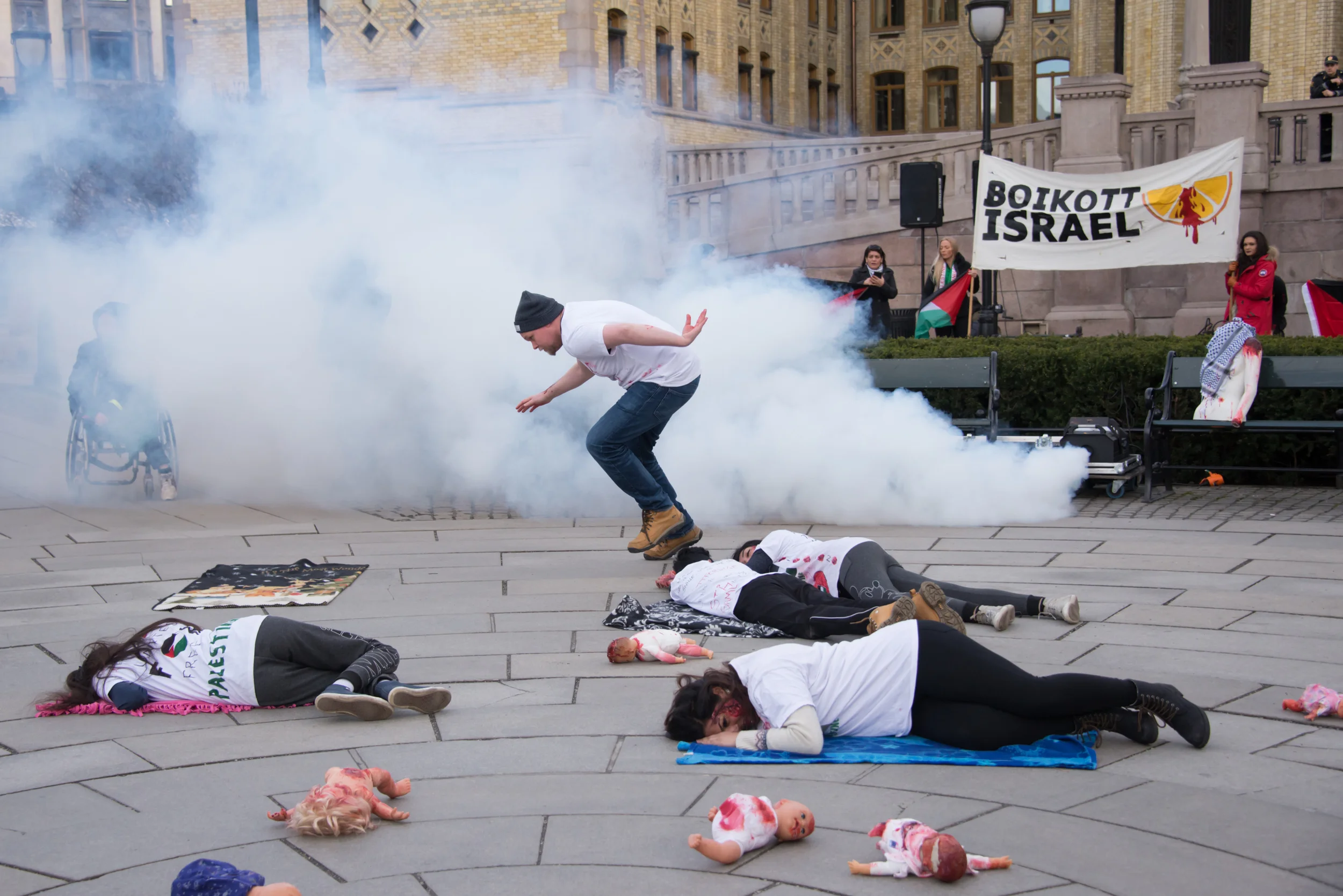  Fra vår seneste aksjon utenfor stortinget 