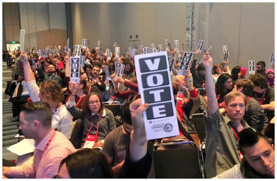  Fra avstemningen i American Anthropological Association 