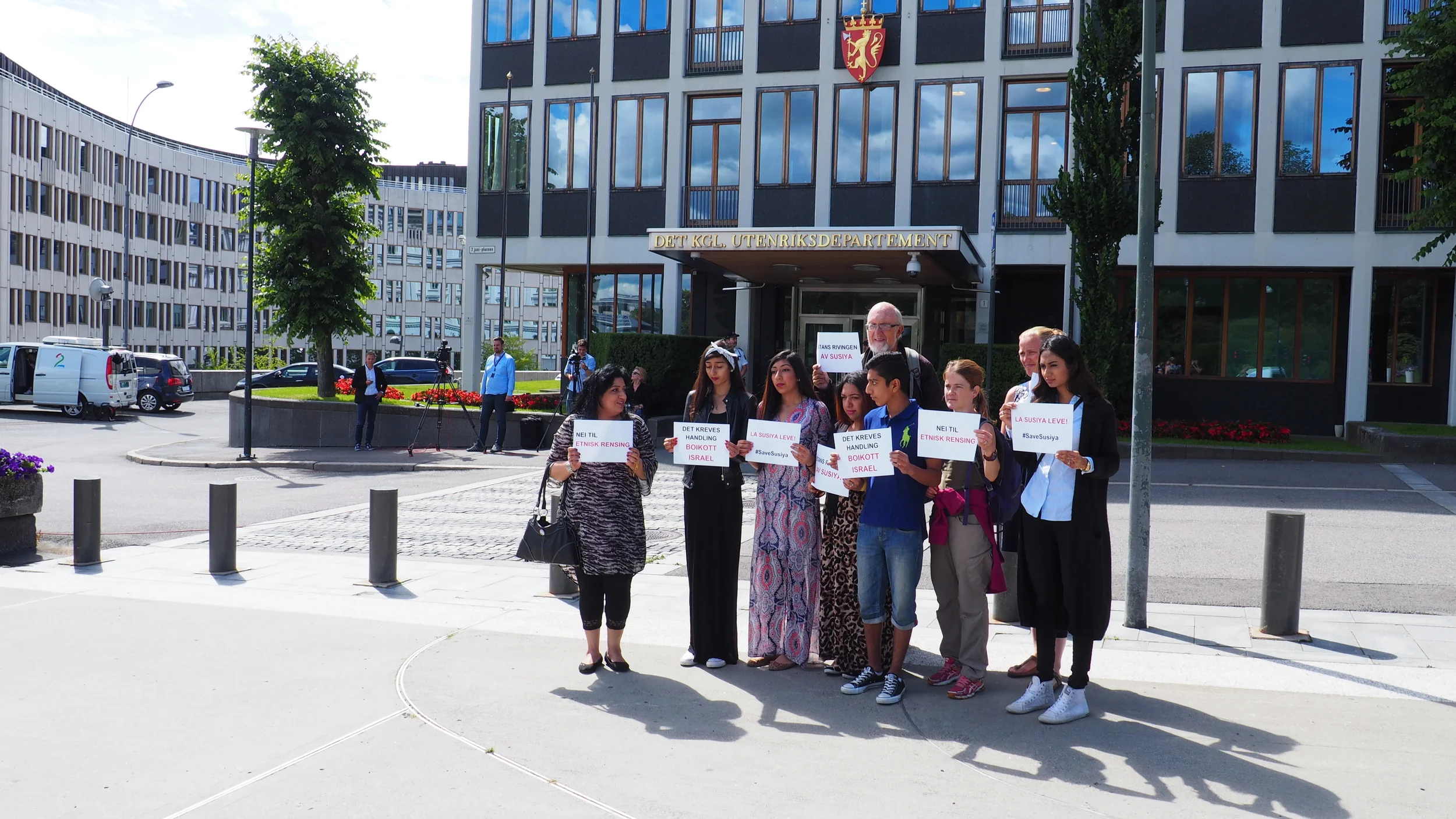  Fra markeringen. Foto: BDS Norway 